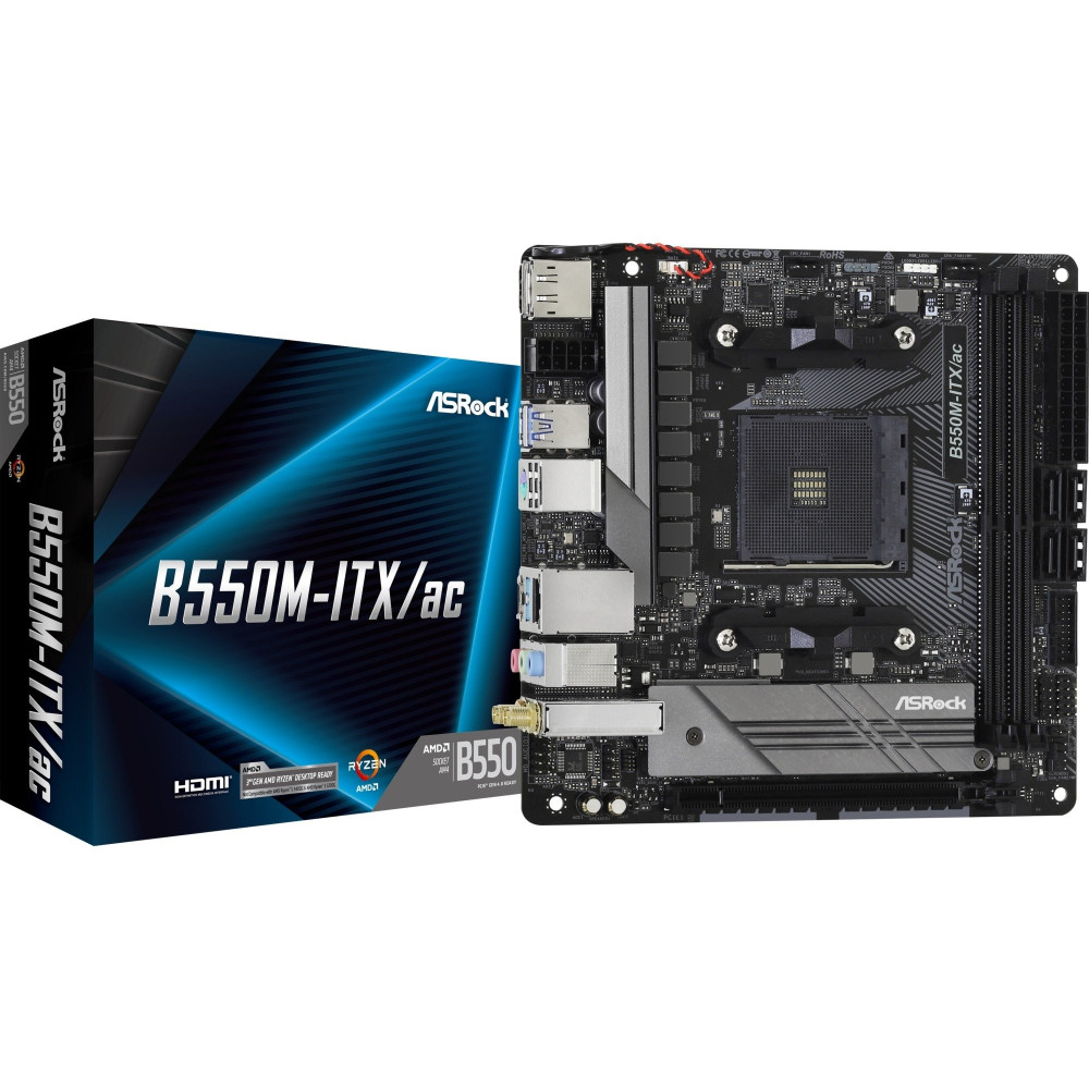 ASRock B550M-ITX/ac AMD B550 Socket AM4 mini ITX, Scheda madre