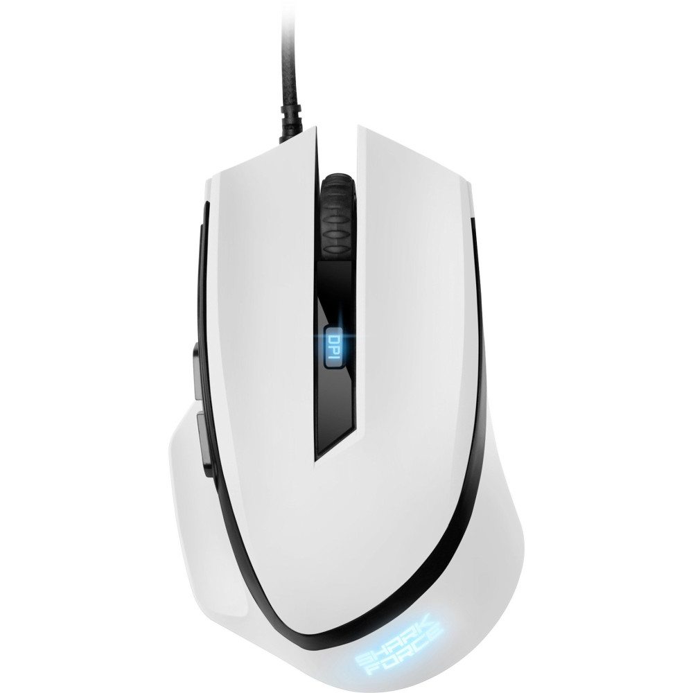 Sharkoon SHARK Force II mouse Mano destra USB tipo A Ottico 4200 DPI, Mouse da gioco