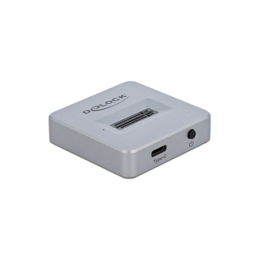 DeLOCK 64000 docking station per unità di archiviazione Argento