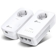 TP-Link TL-WPA8631P KIT adattatore di rete PowerLine 300 Mbit/s Collegamento ethernet LAN Wi-Fi Bianco 2 pz, Powerline + Wi-FI