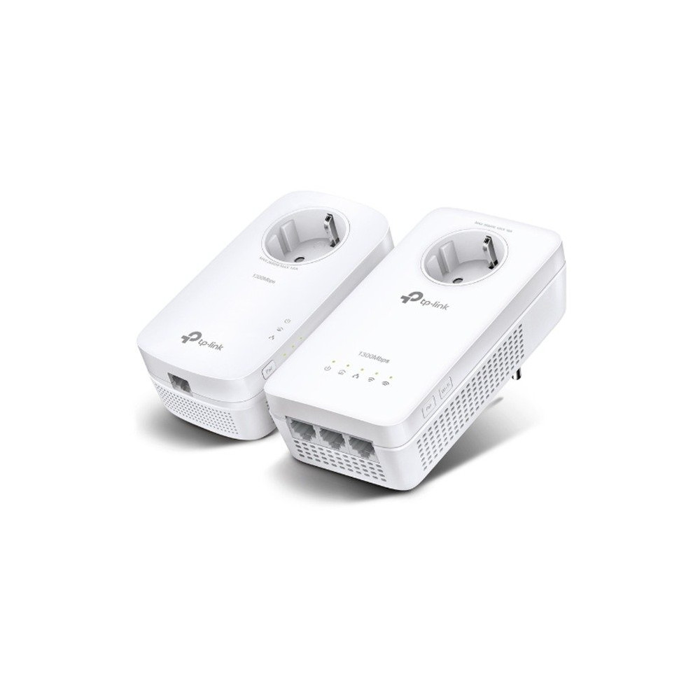 TP-Link TL-WPA8631P KIT adattatore di rete PowerLine 300 Mbit/s Collegamento ethernet LAN Wi-Fi Bianco 2 pz, Powerline + Wi-FI