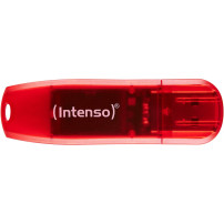 Intenso Rainbow Line unità flash USB 128 GB USB tipo A 2.0 Rosso, Trasparente, Chiavetta USB