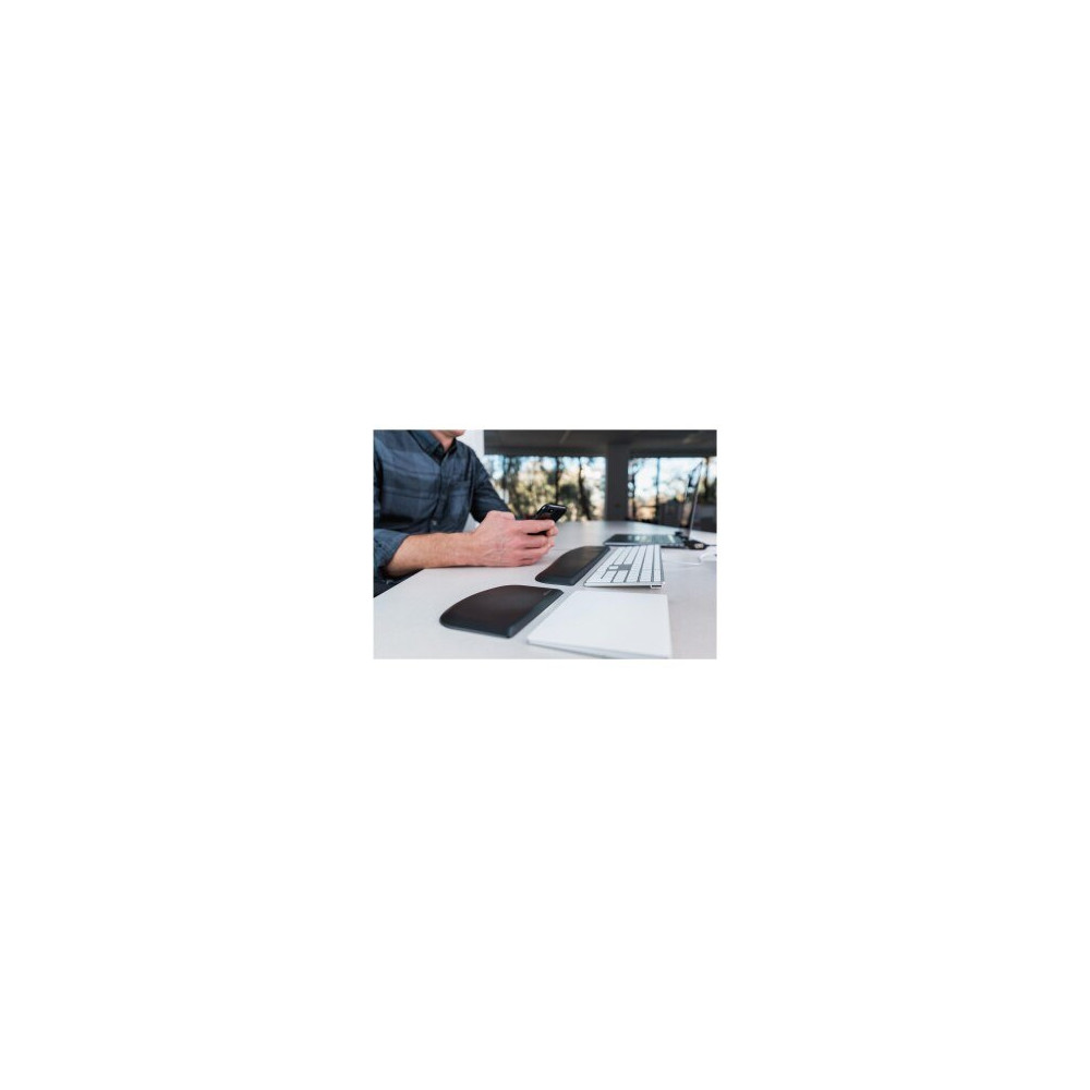 Kensington Poggiapolsi per tastiere sottili ErgoSoft™ - Gel - Nero - 100 x 432 x 10 mm - 380 g - 453,6 g