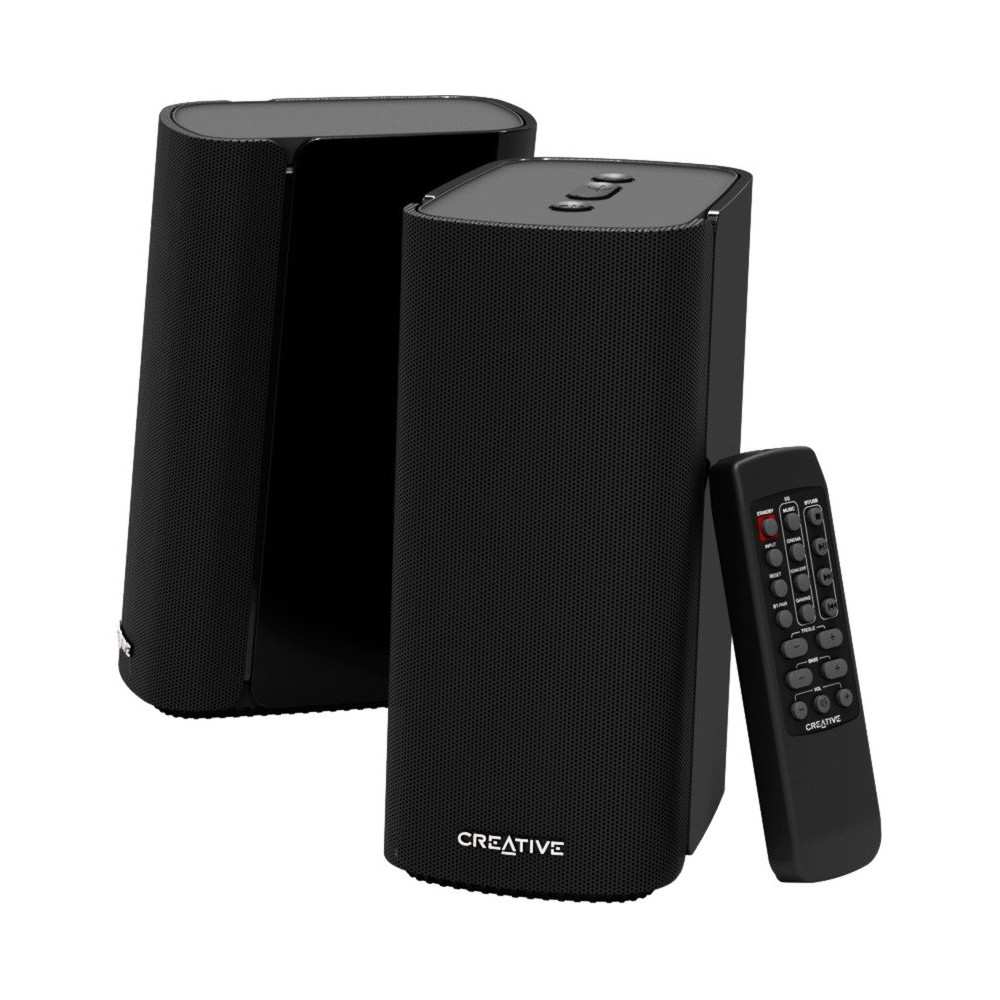 Creative T100 Range completo Nero Con cavo e senza cavo 20 W, Altoparlante PC