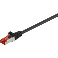 goobay 68693 cavo di rete Nero 1 m Cat6 S/FTP (S-STP)