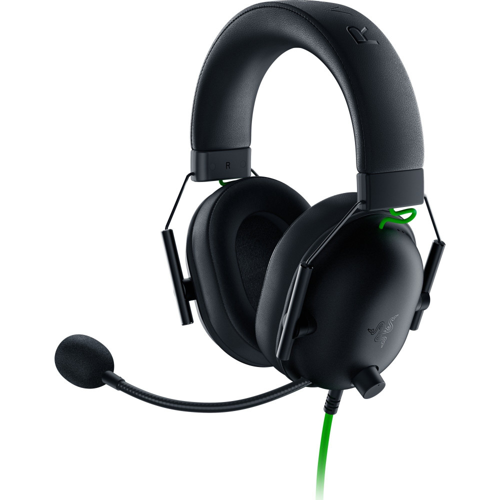 Razer Blackshark V2 X Cuffia Padiglione auricolare Connettore 3.5 mm Nero, Verde, Cuffia da gioco
