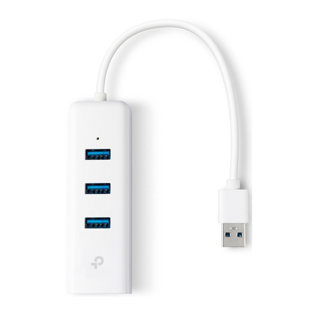 TP-Link UE330 replicatore di porte e docking station per laptop Cablato USB 3.2 Gen 1 (3.1 Gen 1) Type-A Bianco, Hub USB