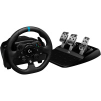Logitech G923 Nero USB 2.0 Sterzo + Pedali Analogico/Digitale PC, Xbox One, Xbox Series S, Xbox Series X, Volante