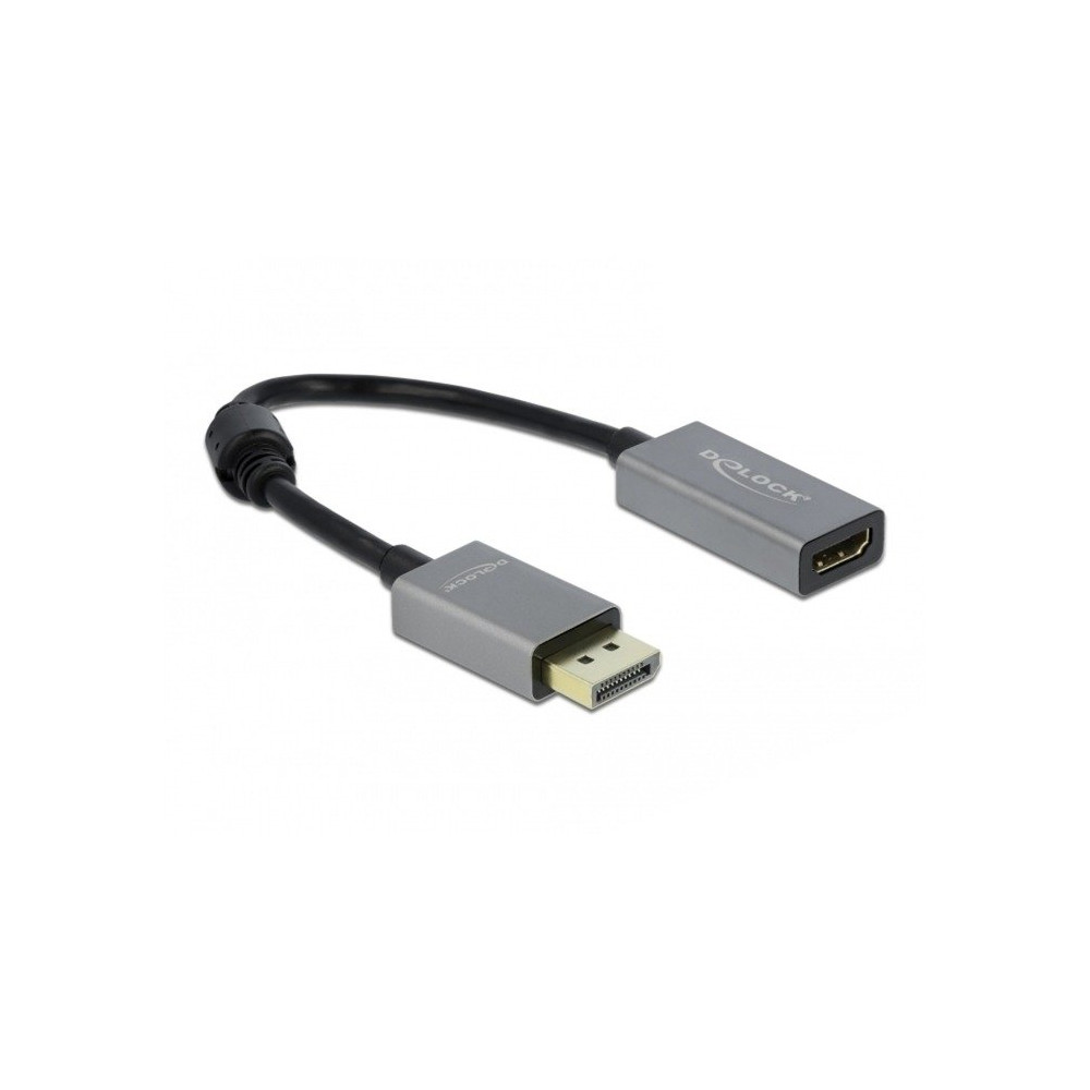 DeLOCK 66436 cavo e adattatore video 0,2 m DisplayPort HDMI tipo A (Standard) Nero, Grigio