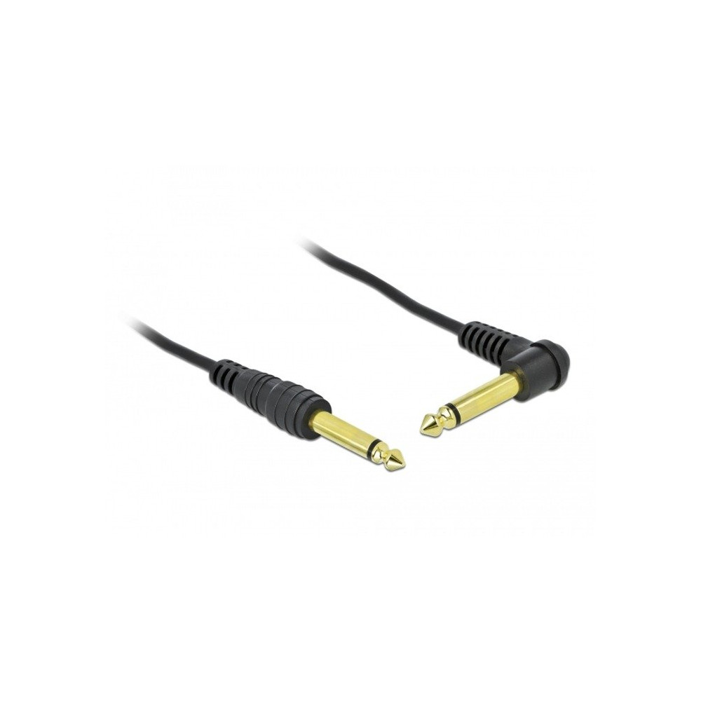 DeLOCK 85939 cavo audio 2 m 6.35mm Nero