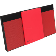 Panasonic SC-HC304 Lettore CD HiFi Rosso, Sistema compatto