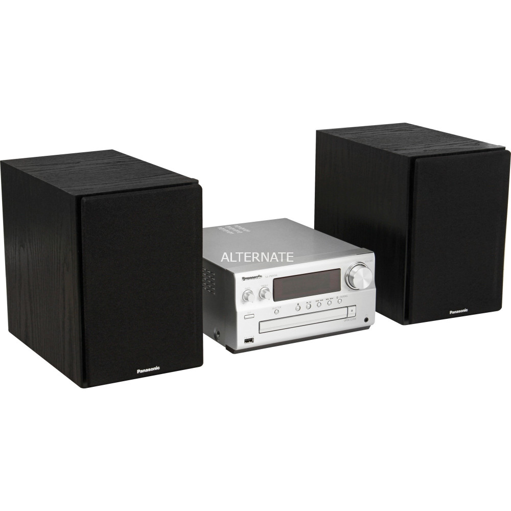 Panasonic SC-PMX94EG-S set audio da casa Microsistema audio per la casa 120 W Nero, Argento, Sistema compatto