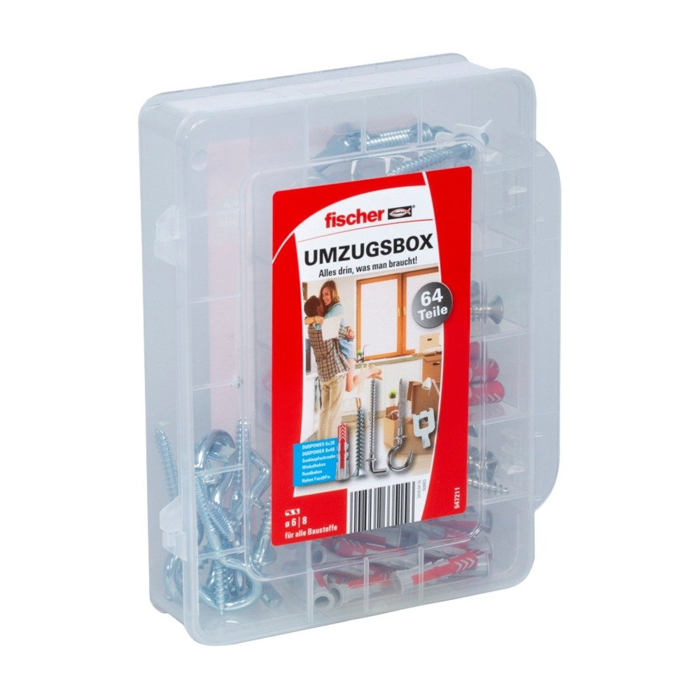 fischer Scatola per trasloco DUOPOWER 6,8, Tassello