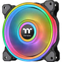 Thermaltake CL-F088-PL12SW-C sistema di raffreddamento per computer Case per computer Ventilatore 12 cm Nero, Bianco, Ventola