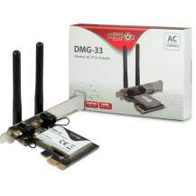 Inter-Tech DMG-33 Interno WLAN 1300 Mbit/s, Adattatore Wi-Fi