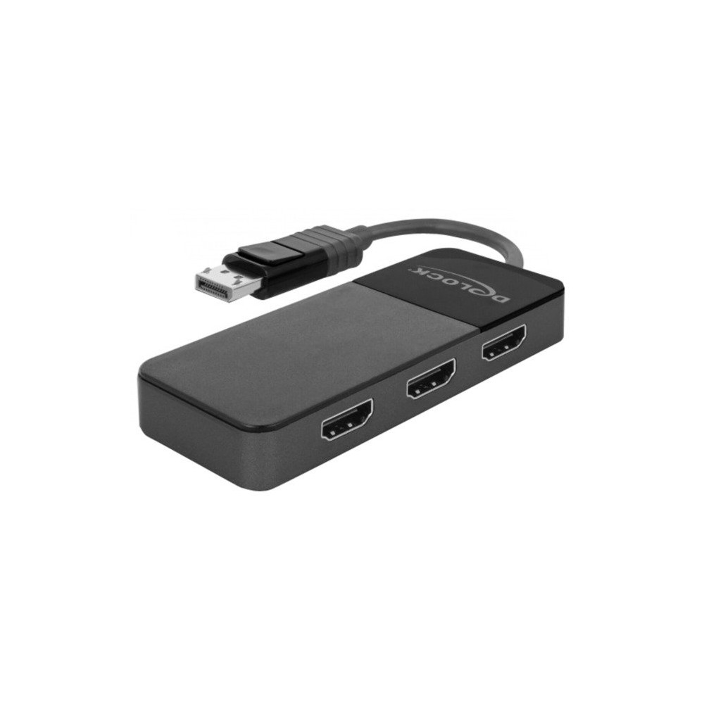 DeLOCK 87770 ripartitore video DisplayPort 3x HDMI, Separatori DisplayPort