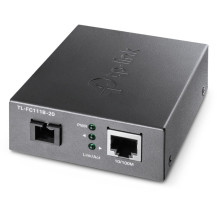 TP-Link TL-FC111B-20 convertitore multimediale di rete 100 Mbit/s Modalità singola Nero, Media Converter