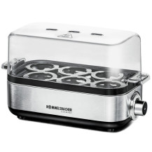ROMMELSBAcher ER 600, 6 uova, acciaio inossidabile, acciaio inossidabile trasparente, 400 W, 230 V, 228 mm
