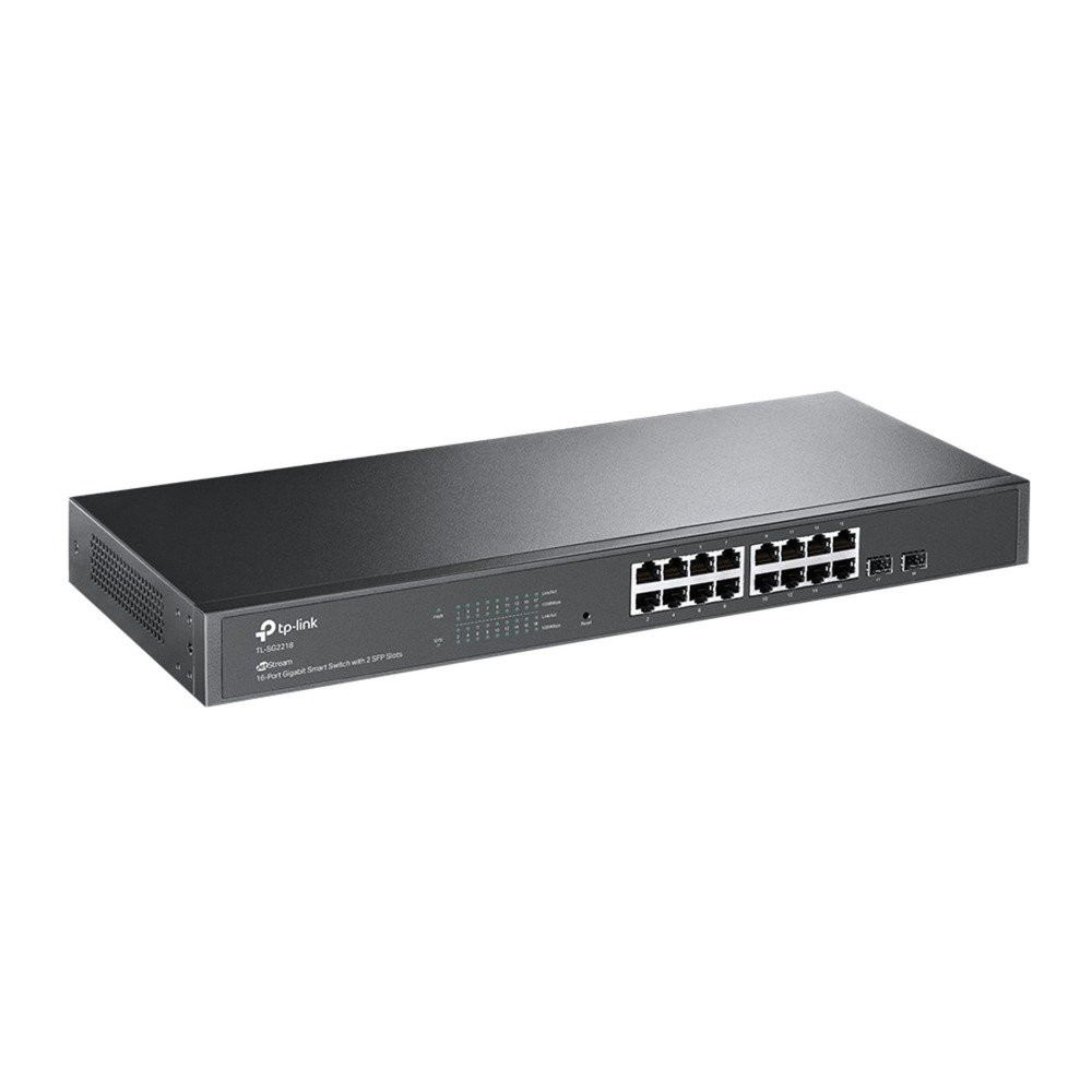 TP-Link Omada SG2218 switch di rete Gestito L2/L2+ Gigabit Ethernet (10/100/1000) 1U Nero, Interruttore