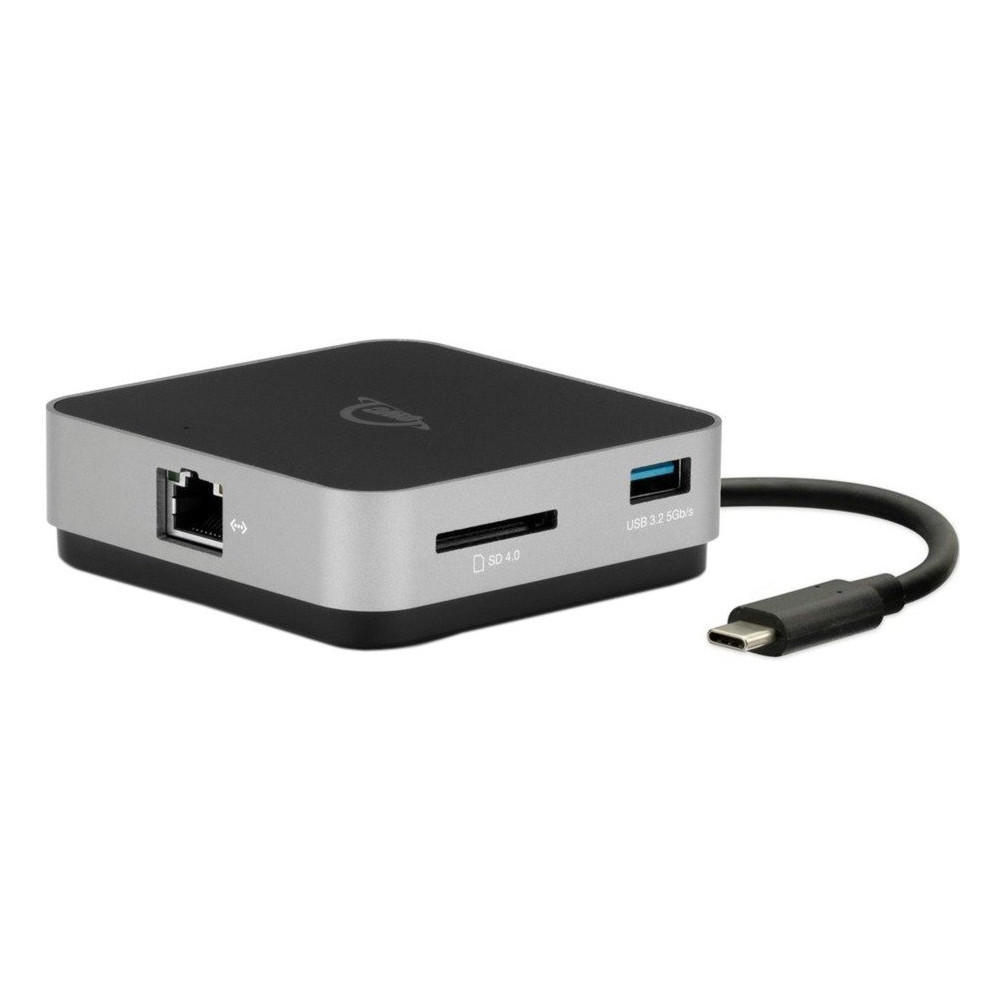 OWC OWCTCDK6P2SG hub di interfaccia USB 3.2 Gen 1 (3.1 Gen 1) Type-A 600 Mbit/s Grigio, Docking station