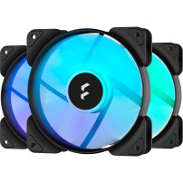 Fractal Design Aspect 12 RGB PWM Case per computer Ventilatore 12 cm Nero 3 pz, Ventola