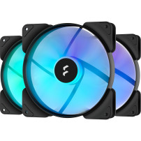 Fractal Design Aspect 14 RGB PWM Case per computer Ventilatore 14 cm Nero 3 pz, Ventola