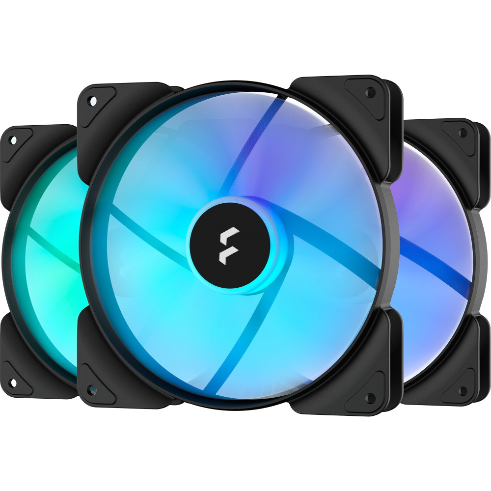 Fractal Design Aspect 14 RGB PWM Case per computer Ventilatore 14 cm Nero 3 pz, Ventola
