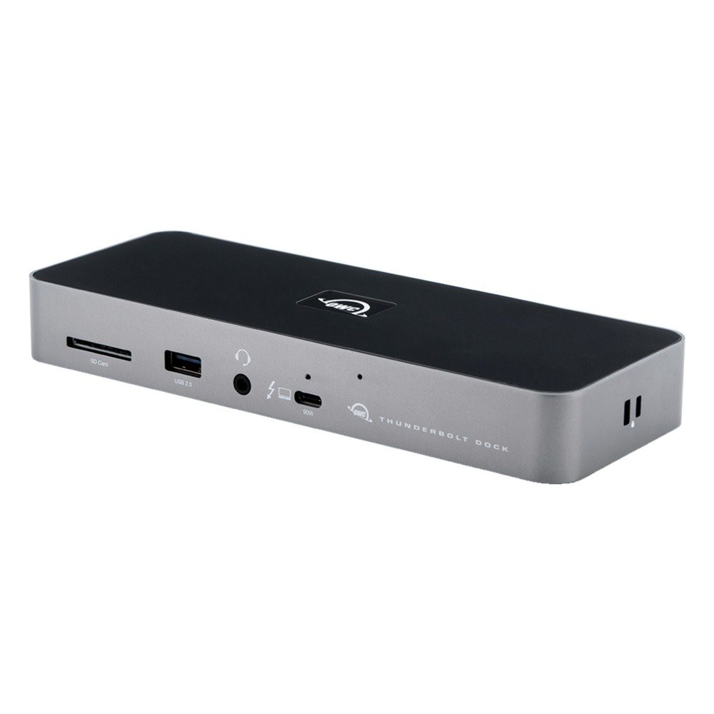 OWC Thunderbolt 4 Cablato Nero, Grigio, Docking station