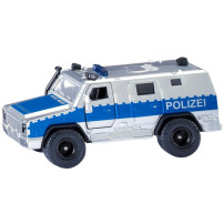 SIKU Rheinmetall MAN Survivor R Modello di auto della polizia Preassemblato 1:50, Veicolo modello