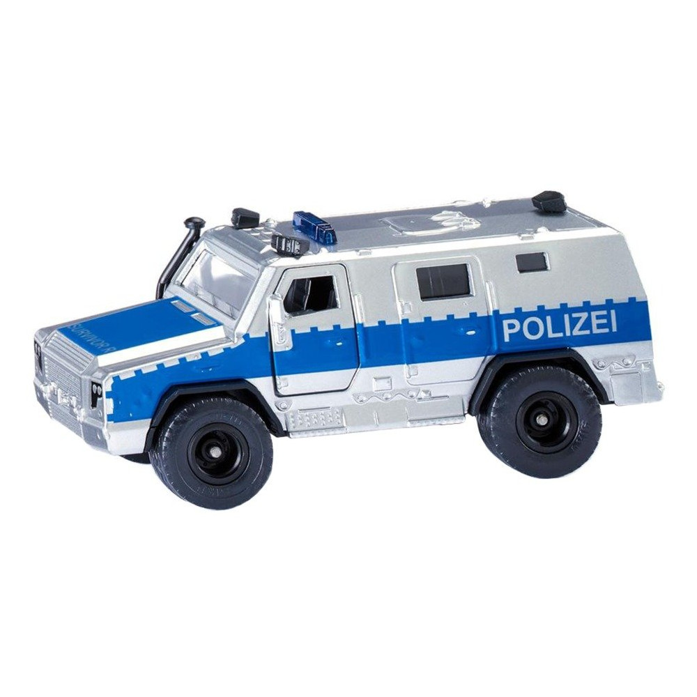 SIKU Rheinmetall MAN Survivor R Modello di auto della polizia Preassemblato 1:50, Veicolo modello