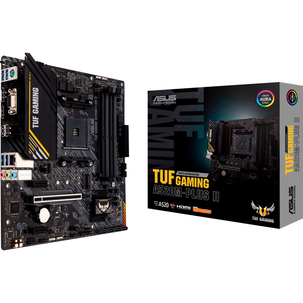 ASUS TUF GAMING A520M-PLUS II AMD A520 Socket AM4 micro ATX, Scheda madre