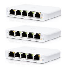 Ubiquiti USW-FLEX-MINI-3 Networks UniFi Switch Flex Mini (3-pack) Gestito Gigabit Ethernet (10/100/1000) Supporto Power over Eth
