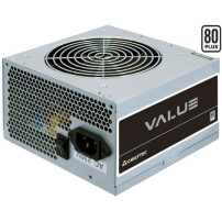 Chieftec Value APB-400B8 alimentatore per computer 400 W 20+4 pin ATX PS/2 Argento, Alimentatore PC