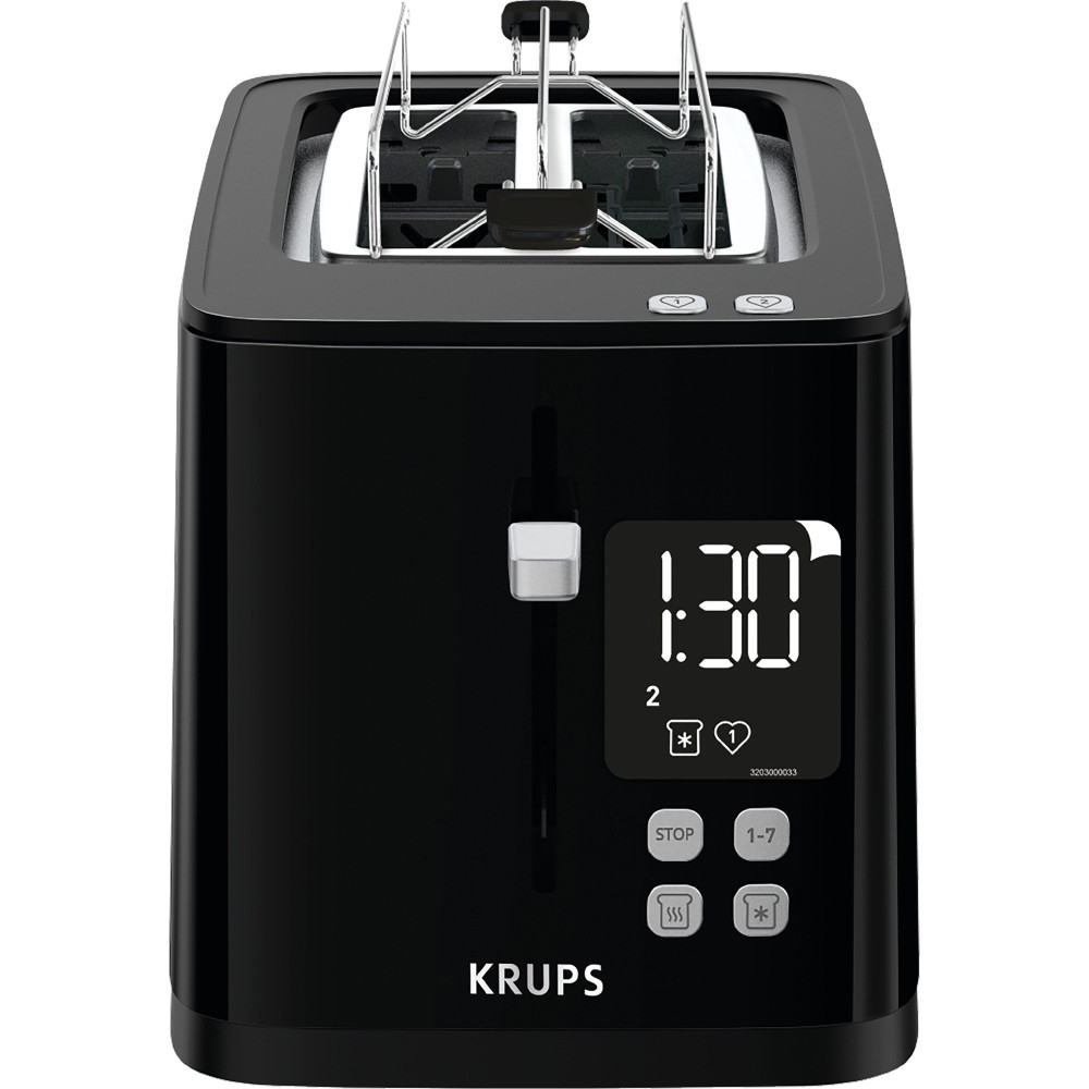 Krups Smart'n Light KH6418 7 2 fetta/e 850 W Nero, Tostapane