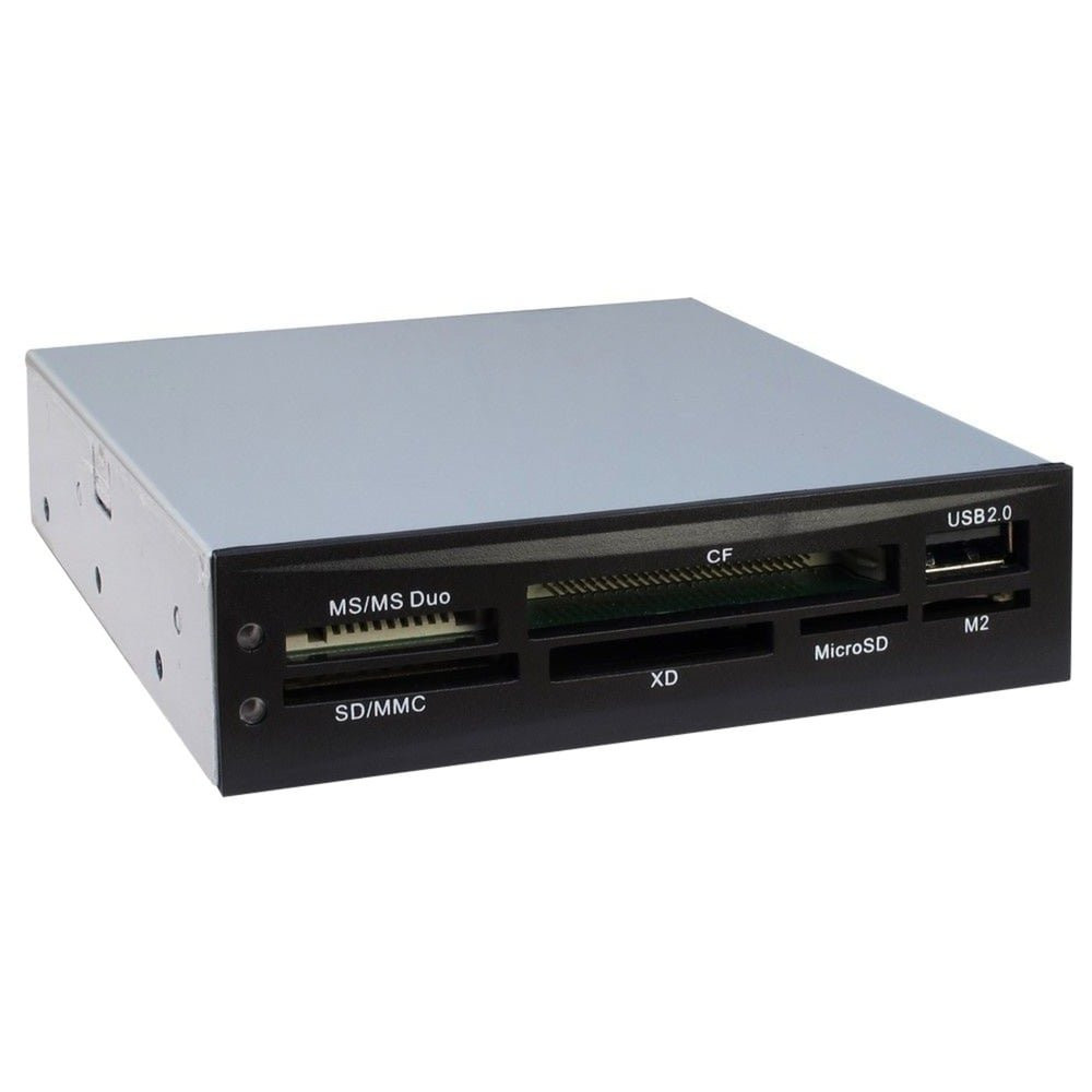 Inter-Tech CI-02 lettore di schede USB 2.0 Interno Nero