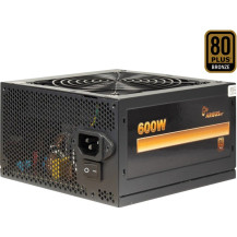 Inter-Tech Argus BPS-600 alimentatore per computer 600 W 20+4 pin ATX ATX Nero, Alimentatore PC
