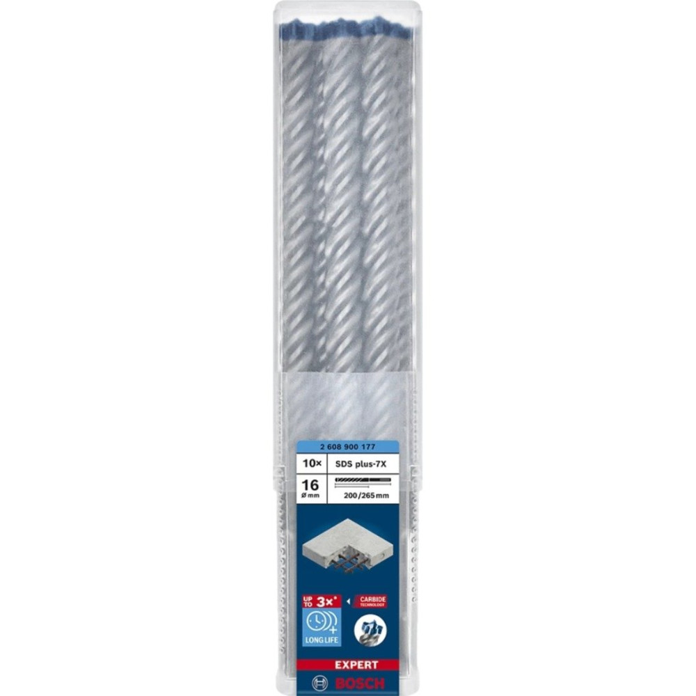 Bosch Expert Punta per martelli SDS plus-7X, Trapano