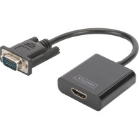 Digitus Convertitore VGA - HDMI, Adattatore