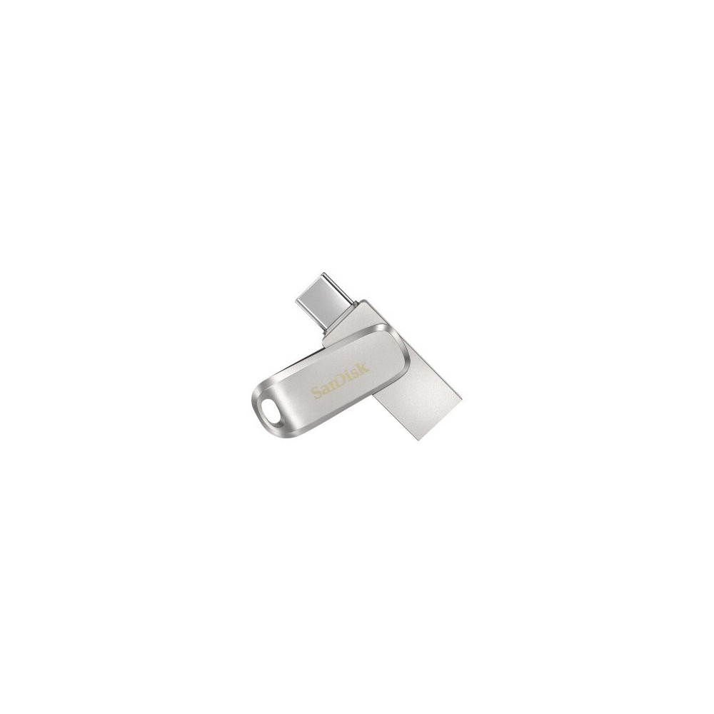 SanDisk Ultra Dual Drive Luxe - 64 GB - USB Type-A / USB Type-C - 3.2 Gen 1 (3.1 Gen 1) - 150 MB/s - Girevole - Acciaio inossida