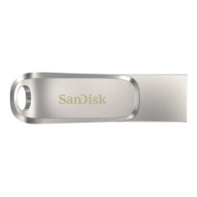SanDisk Ultra Dual Drive Luxe - 128 GB - USB Type-A / USB Type-C - 3.2 Gen 1 (3.1 Gen 1) - 150 MB/s - Girevole - Acciaio inossid