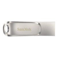 SanDisk Ultra Dual Drive Luxe - 128 GB - USB Type-A / USB Type-C - 3.2 Gen 1 (3.1 Gen 1) - 150 MB/s - Girevole - Acciaio inossid