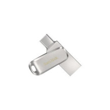 SanDisk Ultra Dual Drive Luxe - 512 GB - USB Type-A / USB Type-C - 3.2 Gen 1 (3.1 Gen 1) - 150 MB/s - Girevole - Acciaio inossid