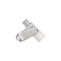 SanDisk Ultra Dual Drive Luxe - 512 GB - USB Type-A / USB Type-C - 3.2 Gen 1 (3.1 Gen 1) - 150 MB/s - Girevole - Acciaio inossid
