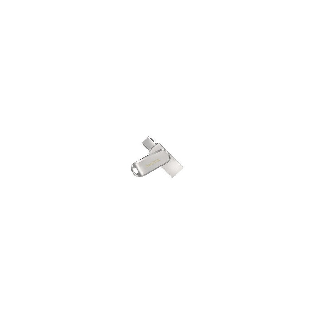 SanDisk Ultra Dual Drive Luxe - 512 GB - USB Type-A / USB Type-C - 3.2 Gen 1 (3.1 Gen 1) - 150 MB/s - Girevole - Acciaio inossid