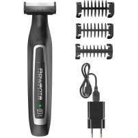Rowenta TN6000 Forever Sharp per Radere, Regolare e Rifinire, Lame in Acciaio Inox Autoaffilanti e 3 Pettini Regolabarba, Batter