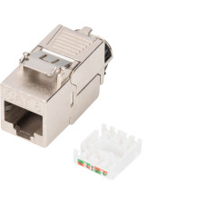 Digitus Modulo Keystone Cat. 8.1, schermato, Modulo di Keystone