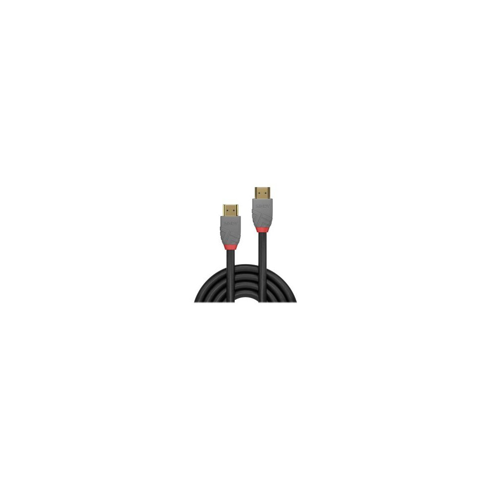 Lindy 36965 - 5 m - HDMI tipo A (Standard) - HDMI tipo A (Standard) - 4096 x 2160 Pixel - 18 Gbit/s - Nero - Grigio