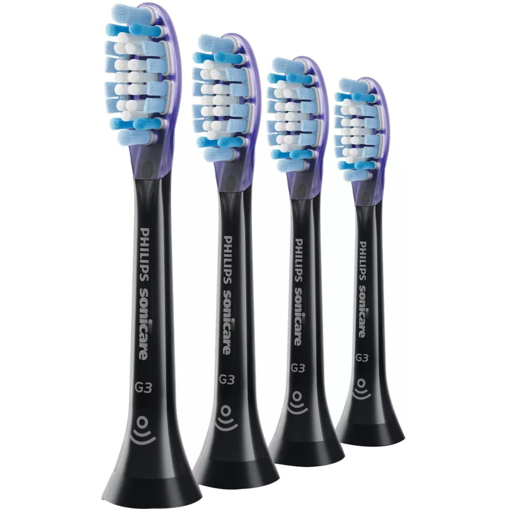 Philips Confezione da 4 testine standard per spazzolino sonico, Testina