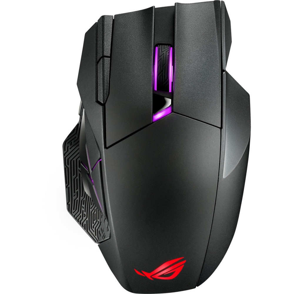 ASUS ROG Spatha X mouse Gaming Mano destra RF Wireless + USB Type-C Ottico 19000 DPI, Mouse da gioco