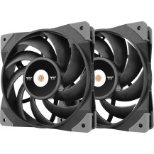Thermaltake TOUGHFAN 12 Case per computer Ventilatore 12 cm Nero 2 pz, Ventola